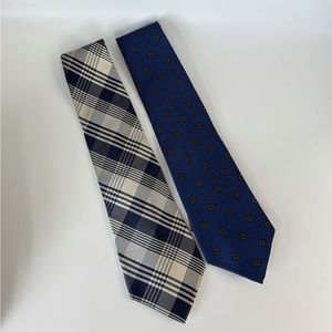 Tommy Hilfiger men’s blue silk neck ties bundle